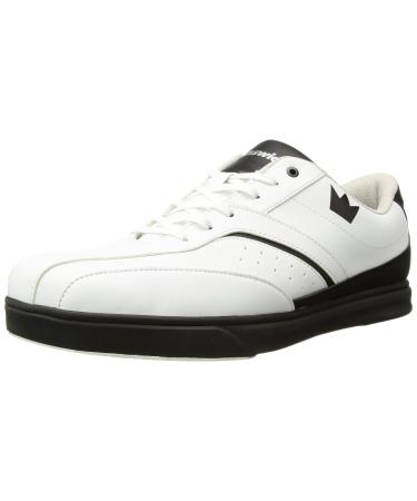 Brunswick Vapor Mens Bowling Shoe White/Black 10.5 White/Black