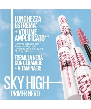 Maybelline New York Sky High Lash Sensational Primer and Volume with flexible black brush also suitable for sensitive eye cosmetics 2 - Buy Online on GoSupps.com
