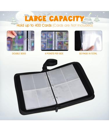 Card Binder 4 Pocket Trading Card Holder for TCG & Sports Cards - Yellow Collector Album (400 Cards) - Buy Online on GoSupps.com