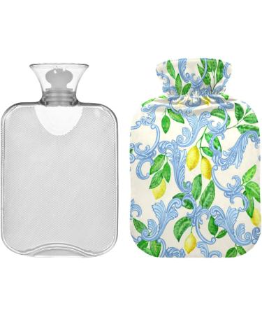 Shop Floral Lemon Hot Water Bottle - 2L Pain Relief & Hand Warmer | International Shipping - Buy Online on GoSupps.com