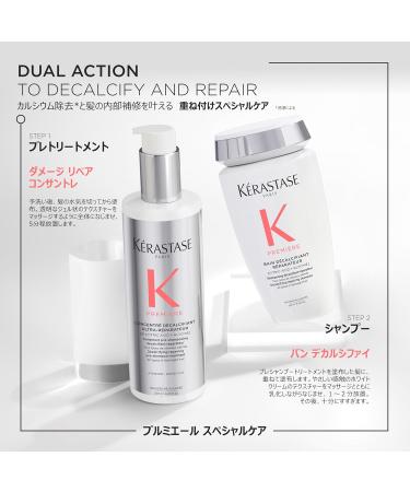 K rastase Cleansing Shampoo Premi re Bain D calcifiant R parateur Shampoo For Damaged Hair Cleanses Decalcifies Strengthens Hair With Citric Acid and Glycine 250 ml - Buy Online on GoSupps.com