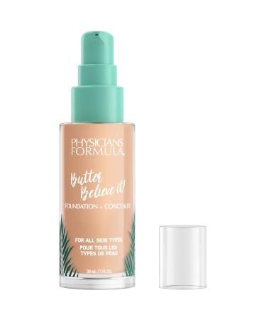 Physicians Formula Butter Believe It! Foundation + Concealer Light-to-Medium - Buy Online on GoSupps.com
