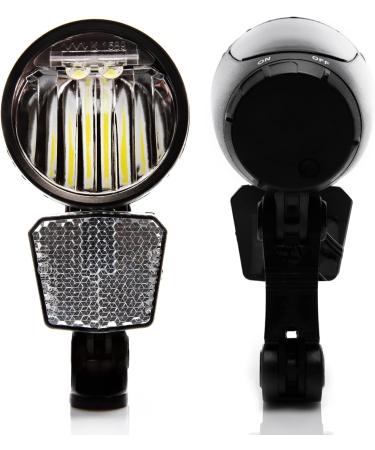 Buy LED Front Light 80 Lux with Parking Light & Daylight Sensor - Black | International Shipping Available - Buy Online on GoSupps.com