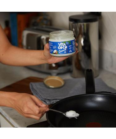 Vita Coco Organic Coconut Oil Extra Virgin Cold Pressed Keto Gluten Free Use as Cooking Oil Skin Moisturiser or Hair Shampoo 500 ml (Pack of 2) - Buy Online on GoSupps.com