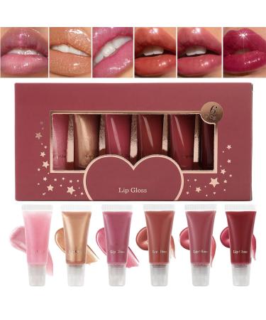 Dewireaey Lip Gloss | Moisturizing Gloss for Luminous Lips | Plumping Moisturizing Balm for Women's Makeup for Occasions