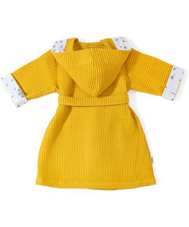 Buy Pepi Kids Bathrobe - Unisex 100% Cotton Made in Poland | Stylish Hooded Robes for Boys & Girls - Summer Wind Honey Size S - Buy Online on GoSupps.com