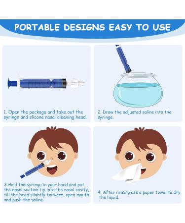 Vicloon Baby Nasal Aspirator - Safe Nose Cleaner for Newborns & Toddlers - Reusable Silicone Suction - 4pc-4colors - Buy Online on GoSupps.com