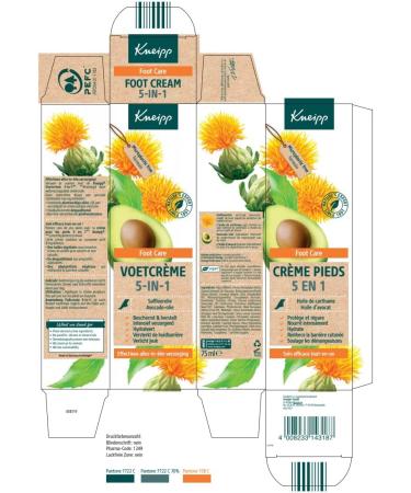 Kneipp 5in1 Foot Cream 1 Unit - Buy Online on GoSupps.com