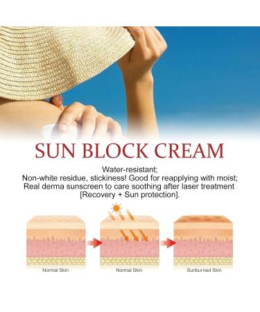 SPF50+ Sunscreen Cream - Moisturizing UV Protection for Summer Outdoor Activities | Non-Sticky & Refreshing 1pc - Buy Online on GoSupps.com