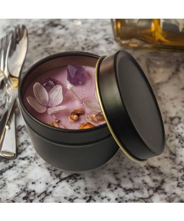 BelugaDesign Lavender Candle | Aesthetic Purple Crystal Petals | Relaxing Aromatherapy Soy Wax | Luxury Gift Idea for Home Decor - Buy Online on GoSupps.com