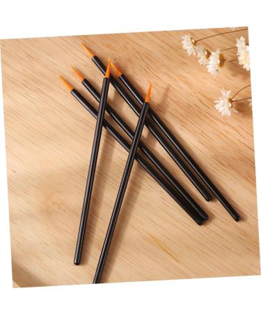 Baluue 100pcs Disposable Eyeliner Brush Practical Eyeliner Brush Curved Eyeliner Brush Facial Tool Plastic 9x6.5cm Black - Buy Online on GoSupps.com