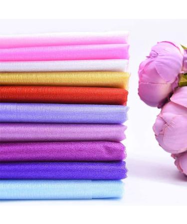 White Crystal Organza Tulle Sheer Fabric Backdrop Curtains 19x30 Yards for Wedding, Baby Shower, Birthday Party - Event Decor - Buy Online on GoSupps.com