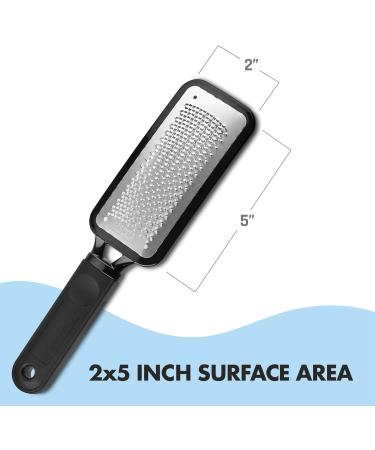 Ultimate X-Large Pedicure Set - Stainless Steel Foot Scrubber & Professional Spa Quality Rasp for Dead Skin Removal - Buy Online on GoSupps.com