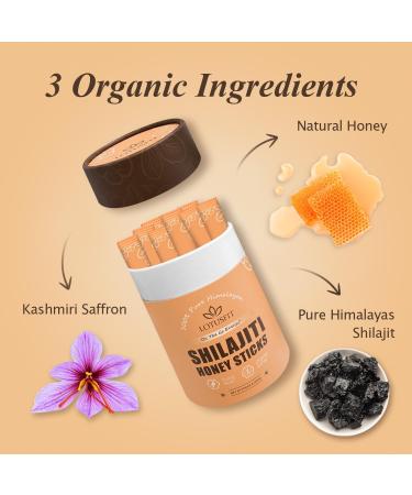 AUIXOPI Pure Shilajit |Shilajit Honey Sticks |85+ Trace Minerals Boost Energy |Enhance Immunity |shilajit for Men |30 Sticks. - Buy Online on GoSupps.com