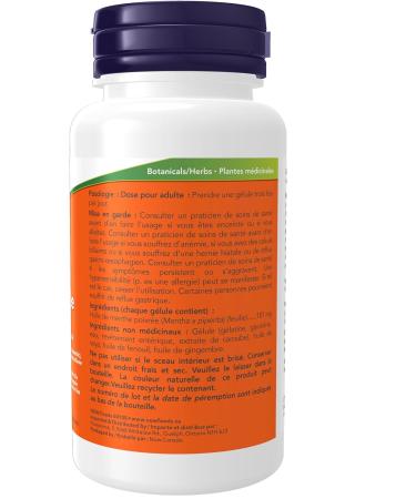 Now Peppermint Oil 180mg 90 count (Pack of 1) SUPPLEMENT - Buy Online on GoSupps.com