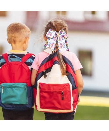 Bow Hair Clips for Girls Back to School Girls Hair Barrettes Cute Portable Hair Pins Decorative Barrettes for Daily Life Travel School Parties - Buy Online on GoSupps.com