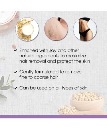 Satin Smooth Organic Soy Wax 14 oz - Eco-Friendly Smooth Finish for Hair Removal | International Shipping Available - Buy Online on GoSupps.com