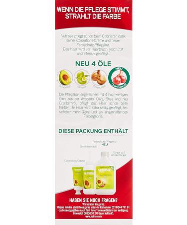  Garnier Garnier Extra Colour Cream for Permanent Hair Colour with 4 Nourishing Oils 100% Nutrisse Grey Intense Red 6.60 3x1 - Buy Online on GoSupps.com