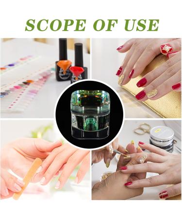 Beaupretty Manicure Nail Dish Cup Crystal Glass Nail Cup Acrylic Nail Dappen Dish Nail Liquid Holder with Lid As Shown - Buy Online on GoSupps.com