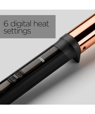 BaByliss Titanium Brilliance Waves Wand - 28mm True-Titanium Barrel - Fast Heat Up - Black - Buy Online on GoSupps.com