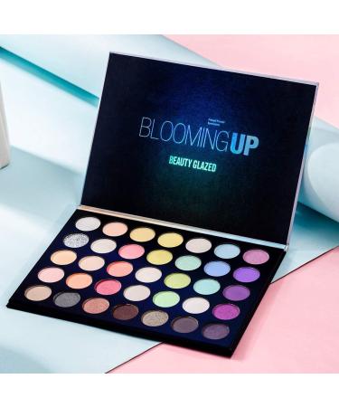 Beauty Glazed 35 Colors Eyeshadow Palette Highly Pigmented Matte and Shimmer Blendable Glamorous Waterproof Long-Lasting Eye Shadow Powder Cosmetics Palette Pigment Eye Shadow - Buy Online on GoSupps.com