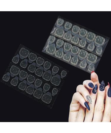 Nail Adhesive Tabs | 50Sheet Fake Glue Stickers Waterproof Acrylic Jelly Adhesive Tabs for Professionals or Beginners Double Sided - Buy Online on GoSupps.com