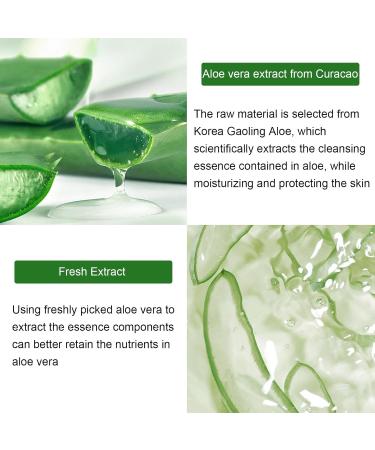 Aloe Vera Face Wash | Gentle Exfoliating Cleanser for Deep Pore Cleansing | Hydrating Facial Foam for Dry Skin | International Shipping Available - Buy Online on GoSupps.com
