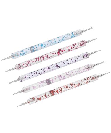 Dotting Pen Nail Art Brushes Duble Ended for Women Girls for Nail Polish Nail Art Fine Painting