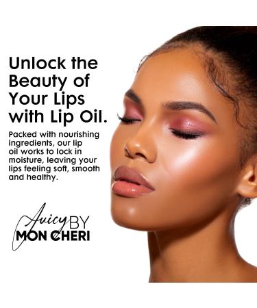 Experience the must-have lip oil! Lip Oil made with Black seed Grapeseed and Vitamin E Oils Juicy By Mon Cheri (Mint Chocolate) - Buy Online on GoSupps.com