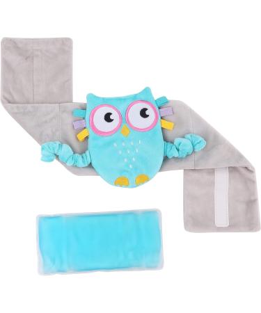 Colic Calm Baby Belly Band- Gas & Colic Relief for Babies | Heating & Cooling | Fussy Infant Belt - Blue Owl Design - Buy Online on GoSupps.com