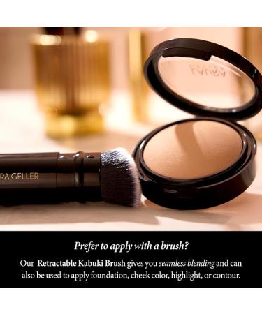 LAURA GELLER NEW YORK Baked Double Take Powder Foundation - Toffee - Buildable Medium to Full Coverage - Matte Finish - Buy Online on GoSupps.com