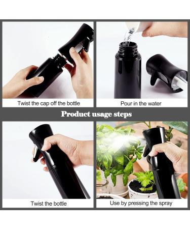 3 Pack Hair Spray Bottles - Water Caller Hairdresser Tool (200ml) for Salon Quality Styling - Buy Online on GoSupps.com