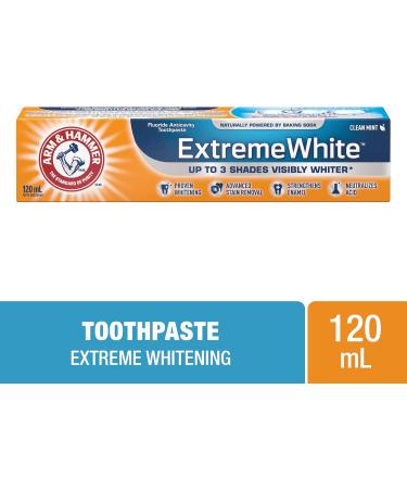 ARM & HAMMER Extreme White Toothpaste 120-ml (packaging may vary) - Buy Online on GoSupps.com