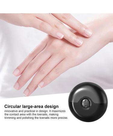 Electric Automatic Nail Clipper Nail Trimmer Nail Polisher 2 in-1 | USB Rechargeable Nail Clippers with Catcher 2 in-1 Nail File for Baby Kids Seniors Adult Black - Buy Online on GoSupps.com