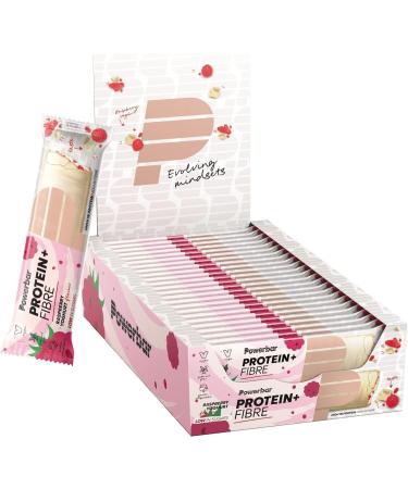 Powerbar Protein Plus Fibre Raspberry Yoghurt 24X35G - High in protein and fibre - Buy Online on GoSupps.com