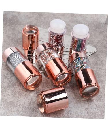 FRCOLOR 1 Set Double-headed Silicone Diamond Seal Nail Stencils Nail Art Stamper Tool Silicone Nail Tools Nail Polish Novel Manicure Pens Manicure Stamper French Silica Gel Jelly 8.6X3cm Colorful - Buy Online on GoSupps.com