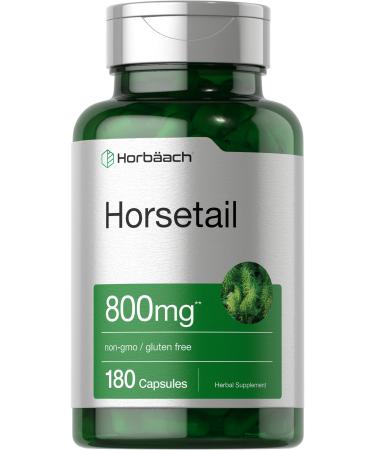 Horb ach Horsetail Herb Capsules 800mg | 180 Count | Non-GMO Gluten Free Herb Extract Supplement