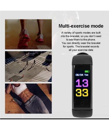 OKAT Smartband - Waterproof Sports Bracelet for Sleep Quality & Data Analysis | Black | Healthy Lifestyle Tracker - Buy Online on GoSupps.com