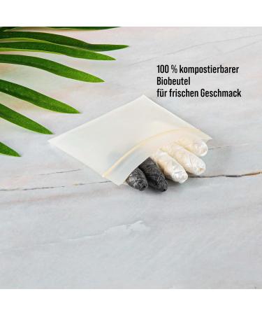 Geordinary Sustainable Tooth Cleaning Set - 6x Activated Carbon Dental Floss | Bamboo & Corn | 180m for Effective Tooth Whitening - Buy Online on GoSupps.com