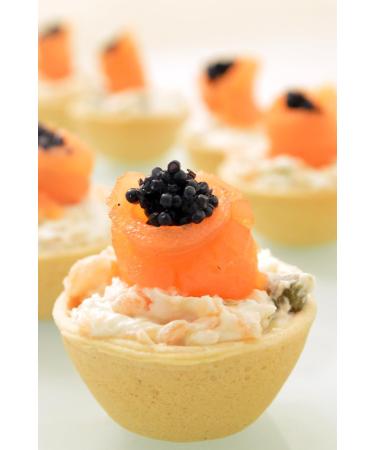 CROC'IN - Pesto Tartlet Shells - Edible Savoury Appetizer Basil Pesto Mini Pastry Cases - Artisanal Confection - 24 Pieces Pesto 24 - Buy Online on GoSupps.com