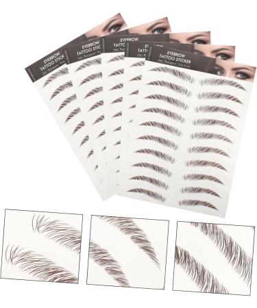 FOMIYES 10 Sheets Eyebrow 3d Sticker Stickers Waterproof Makeup Brow Sticker False Eyebrows Cosmetics 6d - Buy Online on GoSupps.com