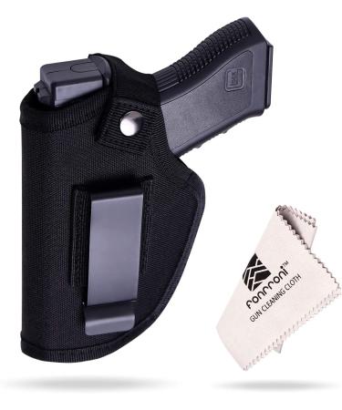 Fonrroni Universal Concealed Carry Holster Bundle - Right/Left Hand Compact Subcompact Black IWB Holster for Men and Women - Buy Online on GoSupps.com