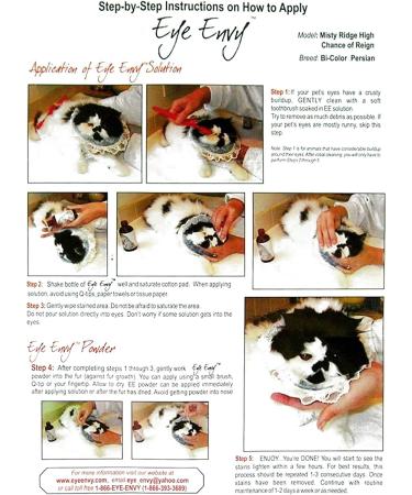 Eye Envy NR Tear Stain Remover for Cats - Professional Pack, All-Natural Eye Care - Buy Online on GoSupps.com