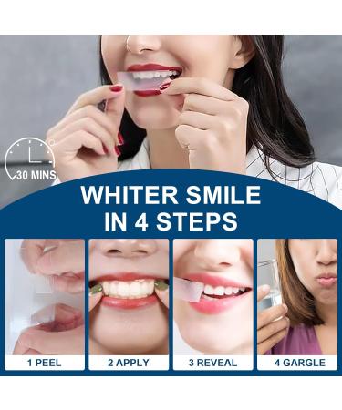 Teeth Whitening Strips - Professional Stain Removal Kit for Bright White Smile | Combat Coffee & Tea Stains - Buy Online on GoSupps.com
