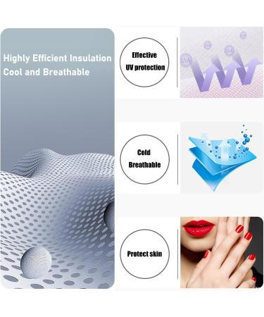 Dykjgsgo UV Shield Gloves - Anti-UV Fingerless Nail Care & Gel Manicure Gloves for Nail Art & Polish Dryer | Best UV Protection - Buy Online on GoSupps.com