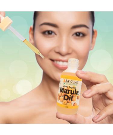 Organic Cold Pressed Marula Oil - Natural Facial & Hair Oil 2 oz | Premium Quality - Buy Online on GoSupps.com