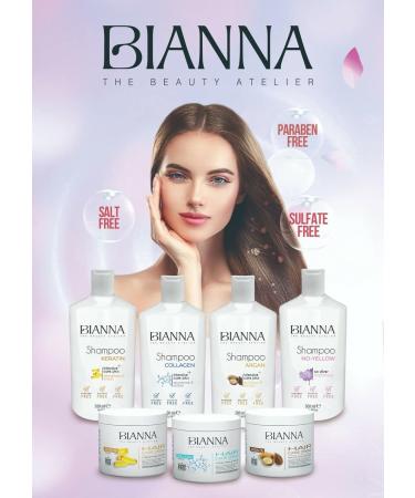 Bianna Hair Mask with Argan Oil (500ml) - Revitalizing Paraben-Free Hair Treatment for Healthy Hair Care - Buy Online on GoSupps.com