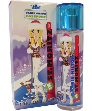 Paris Hilton Passport St. Moritz Eau De Toilette Spray for Women 1 Ounce