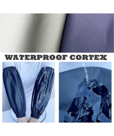 Setaria Viridis Waterproof Arm Sleeves Covers - 2 Pair Pu Oversleeves for Cleaning, Dish Washing, and Gardening - Arm Protector Sleeve - Buy Online on GoSupps.com