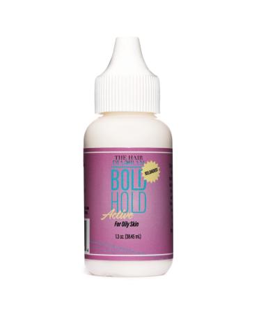 The Hair Diagram - Bold Hold Active Reloaded - Strong Hold Glue for Wigs and Hair Systems - Invisible Bonding - Formulated for Oily Skin - Non Toxic - Humidity Resistant & Waterproof - 1.3oz